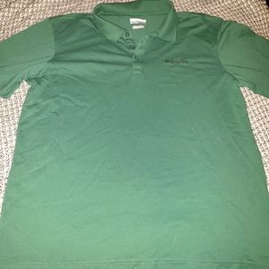 Columbia polo, green L